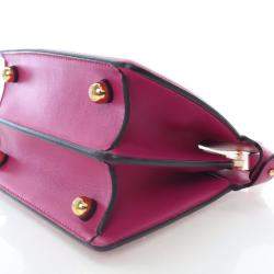 Pre Owned Fendi Petite Lambskin Peekaboo ISeeU