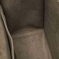 مملوكة مسبقًا حقيبة يد فندي كان آي جلد بنقشة زوكا بني داكن/أسود