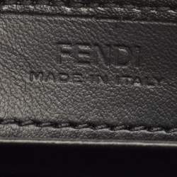 Pre Owned محفظة كونتيننتال فندي جلد مموج زوكا بني/أسود