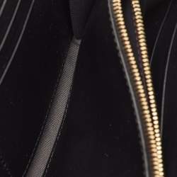 Pre Owned محفظة كونتيننت�ال فندي جلد مموج زوكا بني/أسود