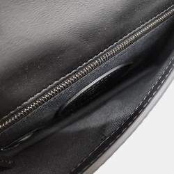 Pre Owned حقيبة باغيت جلد أسود من فندي