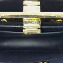 Pre Owned حقيبة فندي بيكابوو أي سي يو جلد أسود صغيرة