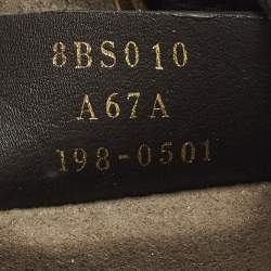 Pre Owned حقيبة دلو فندي ميني مون تريزور جلد أسود مرصعة بشعار FF