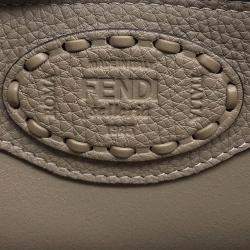 مملوكة مسبقًا حقيبة فنندي ذا واي سيليريا جلد العجل غريج مزوسطة