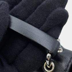 Pre Owned Fendi Marc Jacobs Collaboration Baguette Phone Pouch Black/White Leather