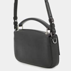 Pre Owned Fendi Marc Jacobs Collaboration Baguette Phone Pouch Black/White Leather