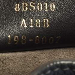 مملوكة مسبقًا Fendi Mon Tresor Mini Navy Blue Leather Bucket Bag