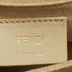 مملوكة مسبقًا حقيبة فندي كان أي جلد يد علوية متوسطة أسود/بني FF