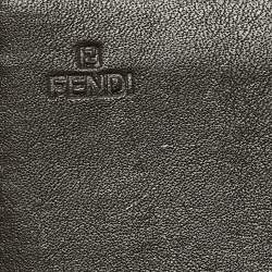 Pre Owned محفظة فندي شعار FF تبغ زوكا كانفاس كونتيننتال