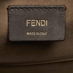 مملوكة مسبقًا حقيبة فندي كان  I F جلد أزرق بيد علوية