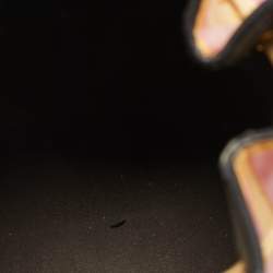 Pre Owned Fendi Mon Tresor Mini Yellow/Pink FF Leather Drawstring Bucket Bag