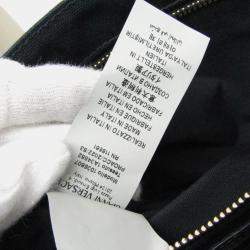 Pre Owned Fendi FENDI X Versace Fendace Canvas Shoulder Bag Tote Bag Gold Black