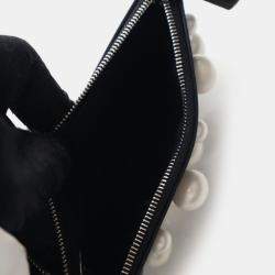 Pre Owned Fendi Triplette Pearl Pouch