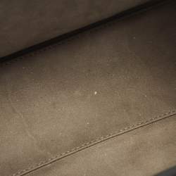 Pre Owned Fendi Runaway Small Zucca Coated Canvas and Leather Tote 