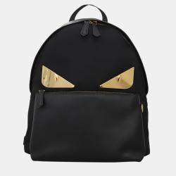 مملوكة مسبقًا Fendi Monster Bac Nylon Blackpack