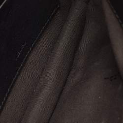 مملوكة مسبقًا Fendi Bustina Tri Color Pequin Canvas and Leather Envelope Clutch