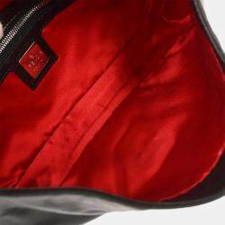 Pre Owned حقيبة فندي باغيت جلد أسود