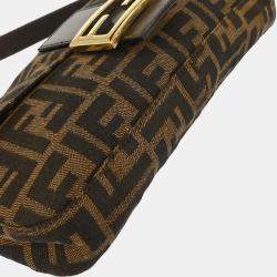 مملوكة مسبقًا Fendi Brown Zucca Baguette Handbag