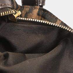 مملوكة مسبقًا Fendi Brown Zucca Baguette Handbag