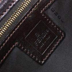 مملوكة مسبقًا Fendi Brown Zucca Baguette Handbag