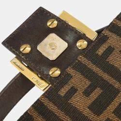 مملوكة مسبقًا Fendi Brown Zucca Baguette Handbag