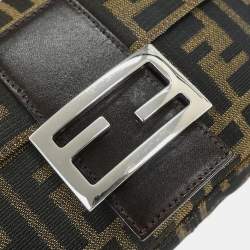 مملوكة مسبقًا Fendi Brown Zucca Baguette Handbag