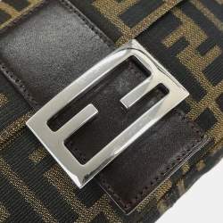 مملوكة مسبقًا Fendi Brown Zucca Baguette Handbag