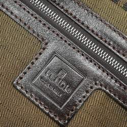 مملوكة مسبقًا Fendi Brown Zucca Baguette Handbag