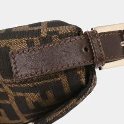 مملوكة مسبقًا Fendi Brown Zucca Baguette Handbag