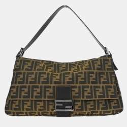 مملوكة مسبقًا Fendi Brown Zucca Mamma Handbag