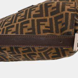 Pre Owned حقيبة فاندي زوكا مامّا باغيت قماش بنية