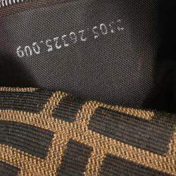 Pre Owned حقيبة فاندي زوكا مامّا باغيت قماش بنية