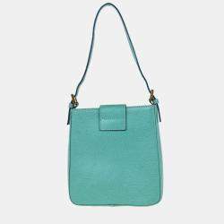 مملوكة مسبقًا حقيبة فندي جلد خنزير أخضر