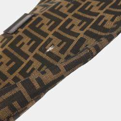 مملوكة مسبقًا حقيبة فندي هوبو زوكا بني/أسود