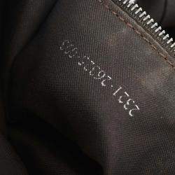 مملوكة مسبقًا Fendi Brown Canvas Zucca Mamma Baguette Handbag