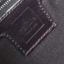 مملوكة مسبقًا Fendi Brown Canvas Zucca Mamma Baguette Handbag