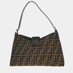 مملوكة مسبقًا Fendi Brown Zucca Handbag