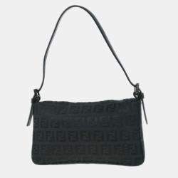 مملوكة مسبقًا حقيبة فندي زوكينو سوداء