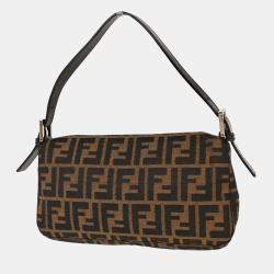 مملوكة مسبقًا حقيبة فندي باجيت زوكا بنية