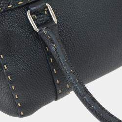 Pre Owned Fendi Black Leather Handbag