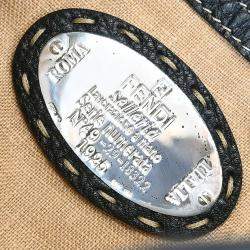 Pre Owned Fendi Black Leather Handbag