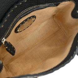 Pre Owned Fendi Black Leather Handbag