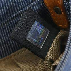 Pre Owned حقيبة فندي بلو دينيم شيف