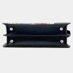 مملوكة مسبقًا Fendi Peekaboo Iseeu Mini Leather Handbag Black