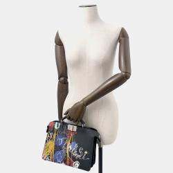 مملوكة مسب قًا Fendi Peekaboo Iseeu Mini Leather Handbag Black