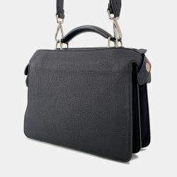 مملوكة مسبقًا Fendi Peekaboo Iseeu Mini Leather Handbag Black