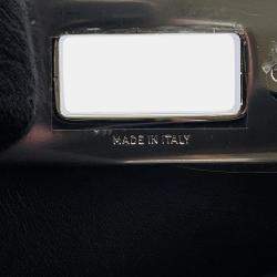 مملوكة مسبقًا Fendi Peekaboo Iseeu Mini Leather Handbag Black