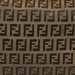 مملوكة مسبقًا Fendi Beige/Brown Zucchino Canvas Pochette Bag