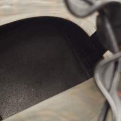 مملوكة مسبقًا Fendi Mon Tresor Mini Dark Brown FF Mesh Nylon and Leather Bucket Bag