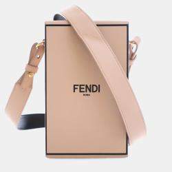 Pre Owned Fendi Calfskin Vertical Box Bag